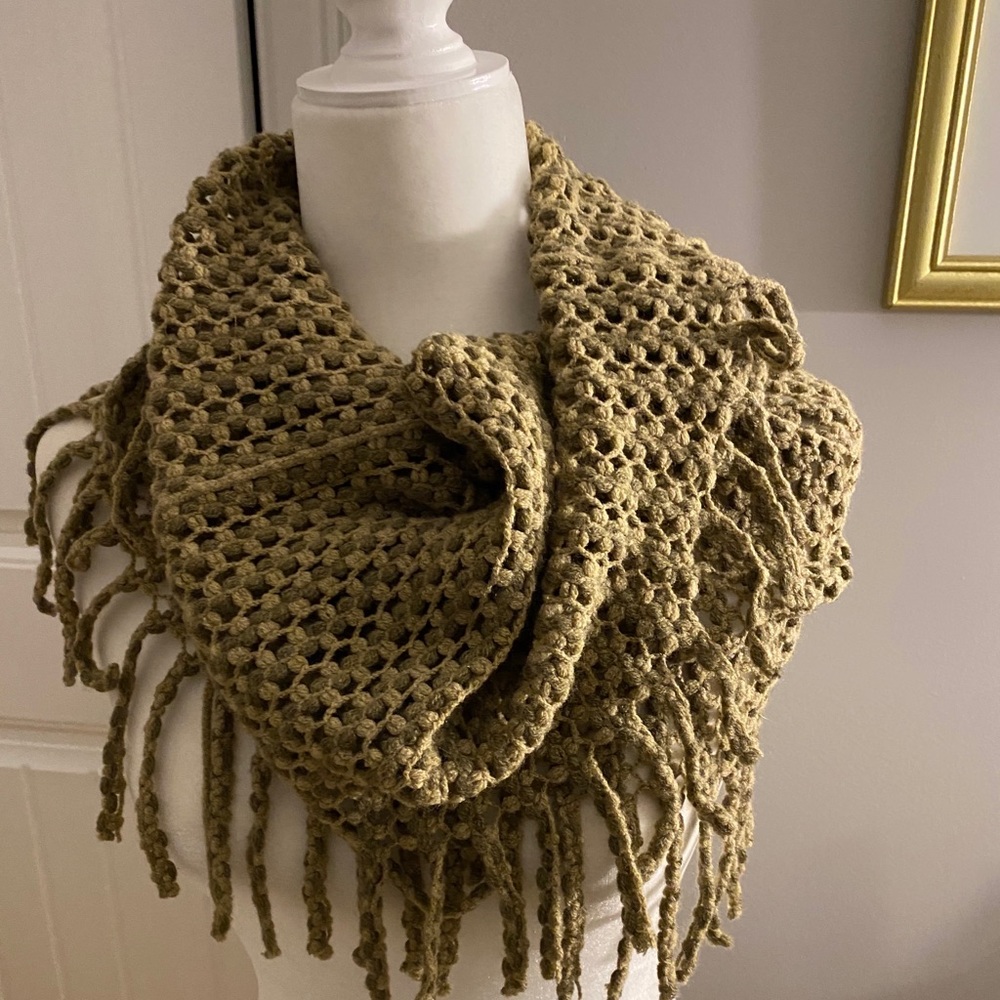 Infinity Scarf. Olive color. NWOT